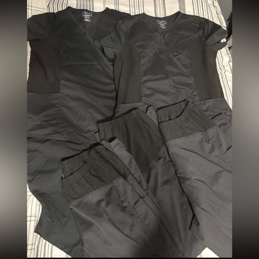 Cherokee maternity scrubs.